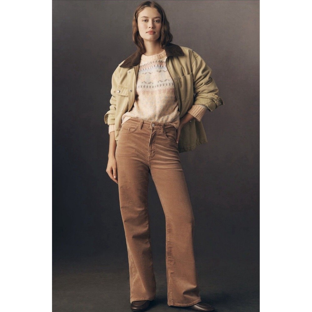 ANTHROPOLOGIE PILCRO Women’s New Flare Jeans 26 Austyn Bootcut Corduroy Pants